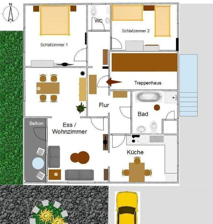 Ferienwohnung Odenwaldblick Momlingen Dış mekan fotoğraf